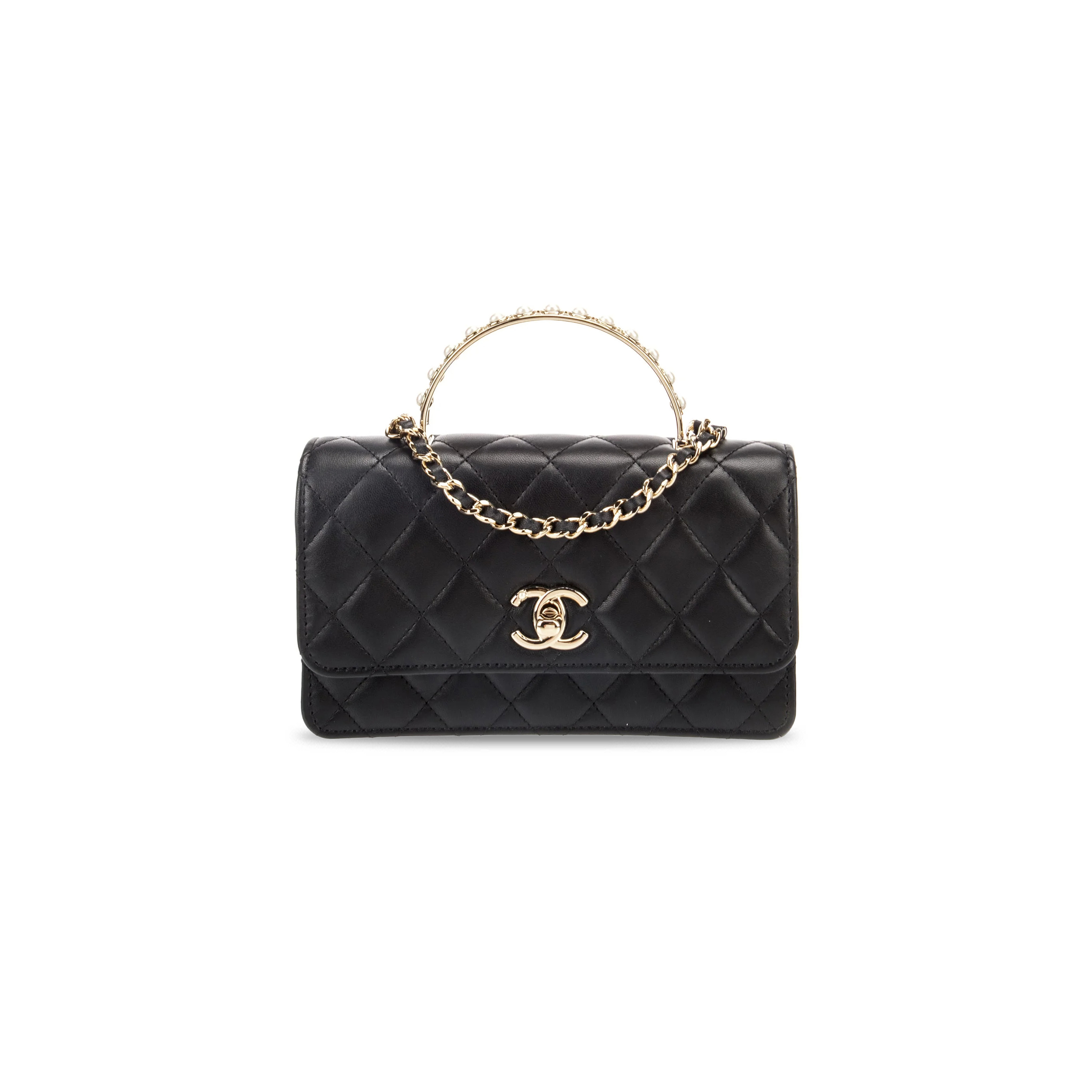 CHANEL MASTER PEARL HANDLE ORGAN BAG AS2364 (18.5*11*5cm)